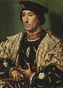 GOSSAERT, Jan (Mabuse) Portrait of Baudouin of Burgundy sg oil painting artist